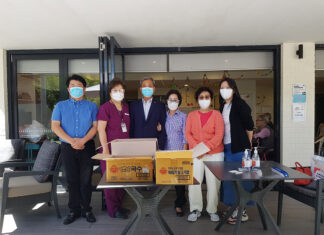 호주시드니한인회 강흥원 회장, 썸머힐 윈드미어 요양원 위문 방문