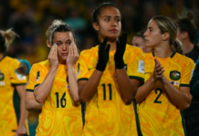 호주, 월드컵 결승 진출 좌절…영국에 1대3 석패